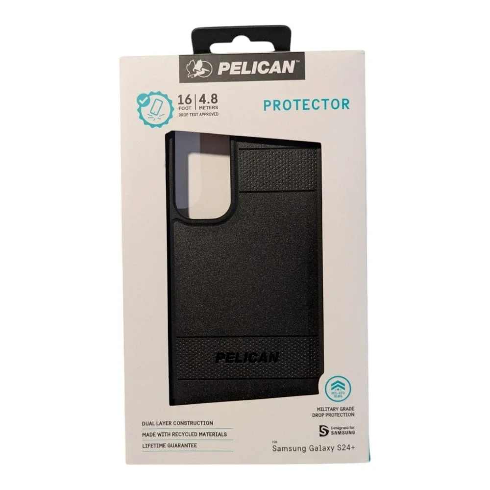D8. Pelican Protector Series Case for Samsung Galaxy S24+ Plus - Black